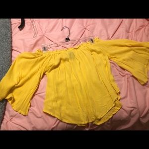 Forever 21 Off The Shoulder Crop Top